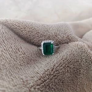 Original gold cake sterling silver ring size 7